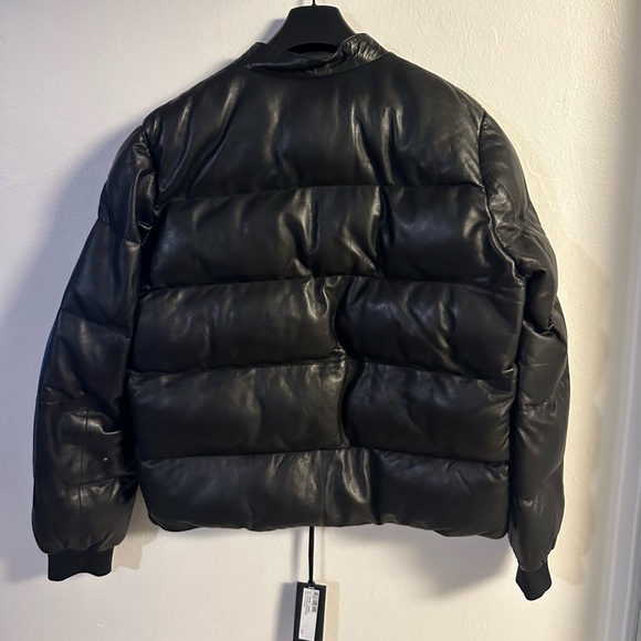 Lamborghini leather puffer jacket - Picture 8 of 9